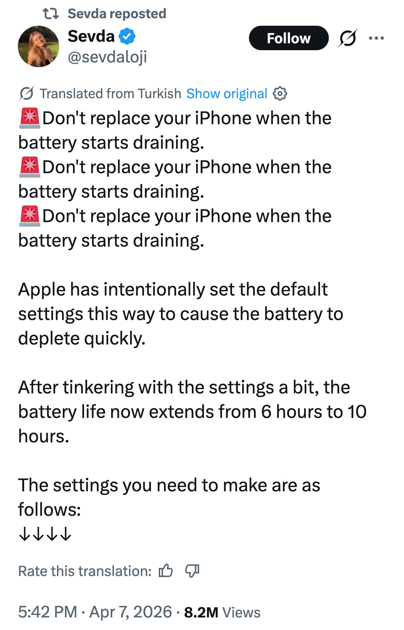 Как продлить жизнь аккумулятору iPhone: 7 настроек для экономии заряда