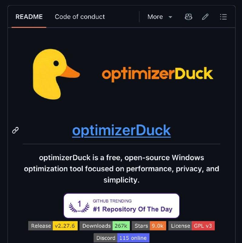 optimizerDuck: бесплатная утилита для полной очистки Windows от мусора