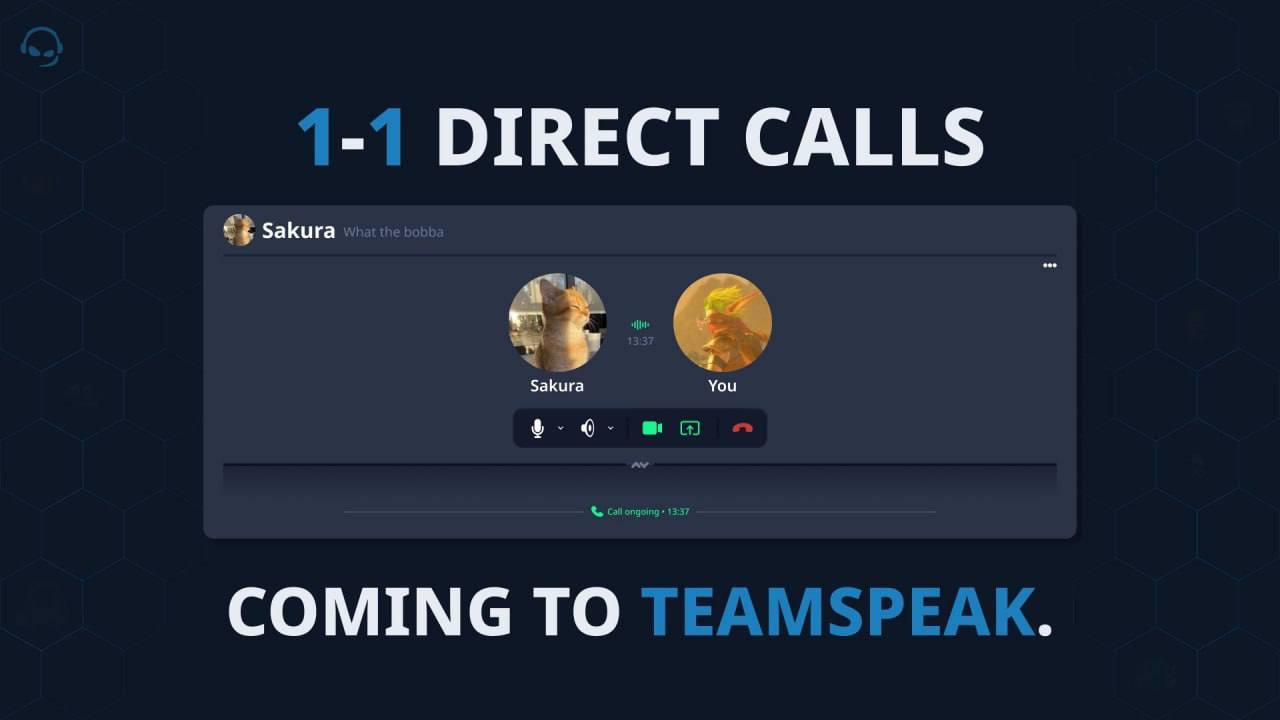 TeamSpeak обновился: стримы, новые звонки и интерфейс