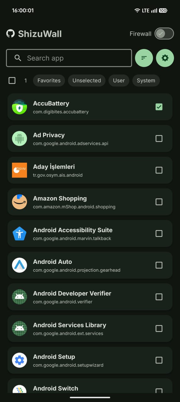 Мощный брандмауэр для Android без Root