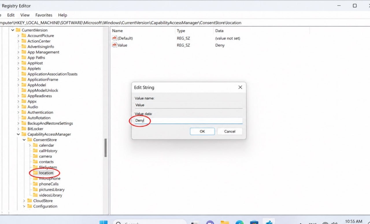 Windows 11 сливает геолокацию: как отключить слежку через реестр