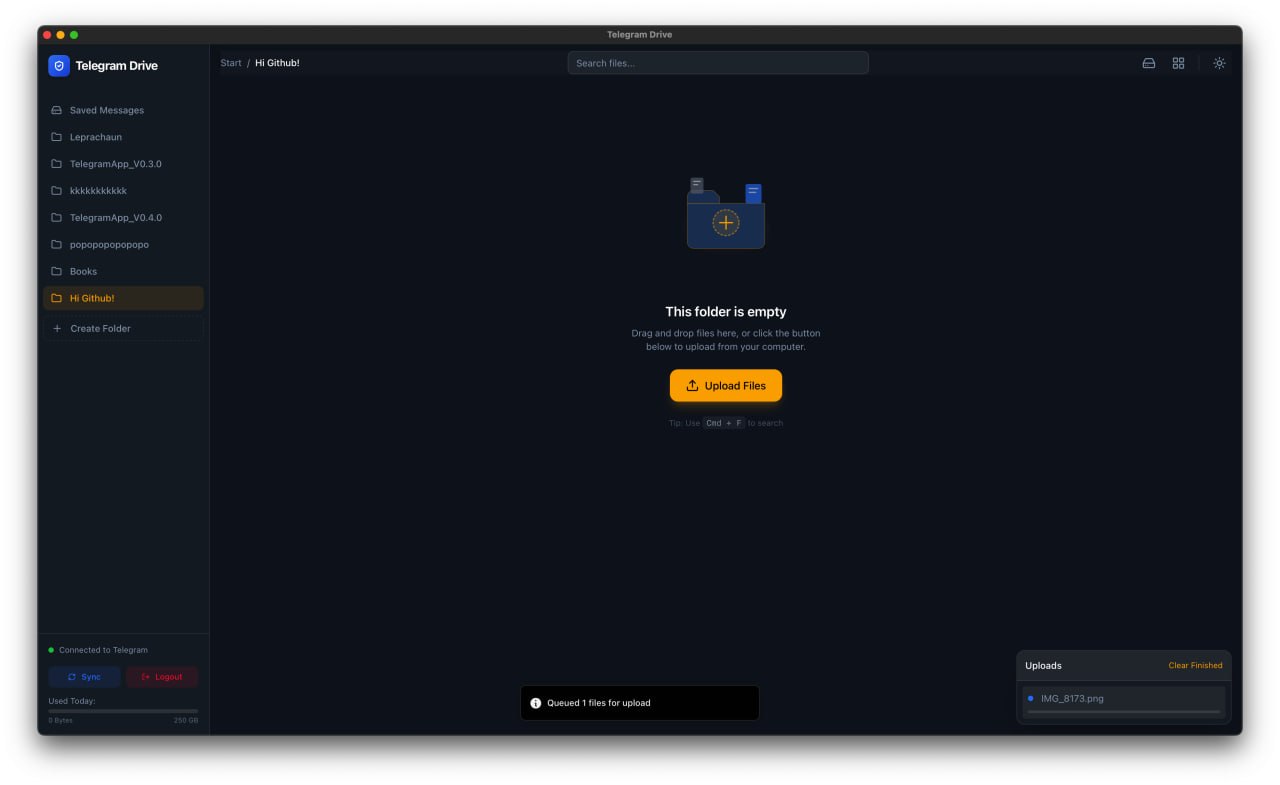 Telegram Drive: как превратить мессенджер в бесконечное облако