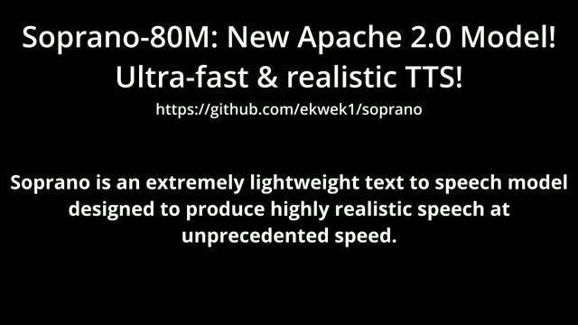 Ультралегкая модель Soprano: клонируем голос на слабом ПК