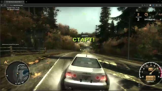 NFS Most Wanted запущен в браузере с онлайн-режимом — 1 из 2