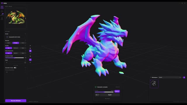 Modly: генерация 3D-моделей по одной картинке прямо на вашем ПК