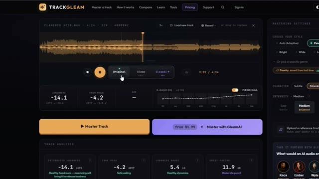 Нашли личного ПРОДЮСЕРА прямо в браузере — TrackGleam автома — 1 из 2