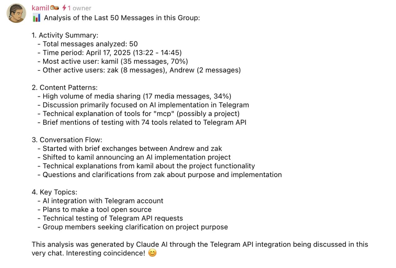 ИИ получил доступ к Telegram: как управлять мессенджером с помощью нейросетей