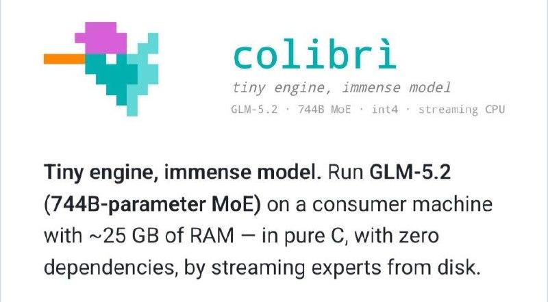 Запуск GLM-5.2 на домашнем ПК с помощью Colibri
