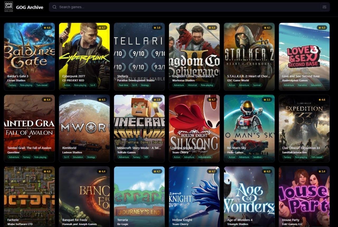 Пираты спасли 6390 игр из закрытого GOG-Games