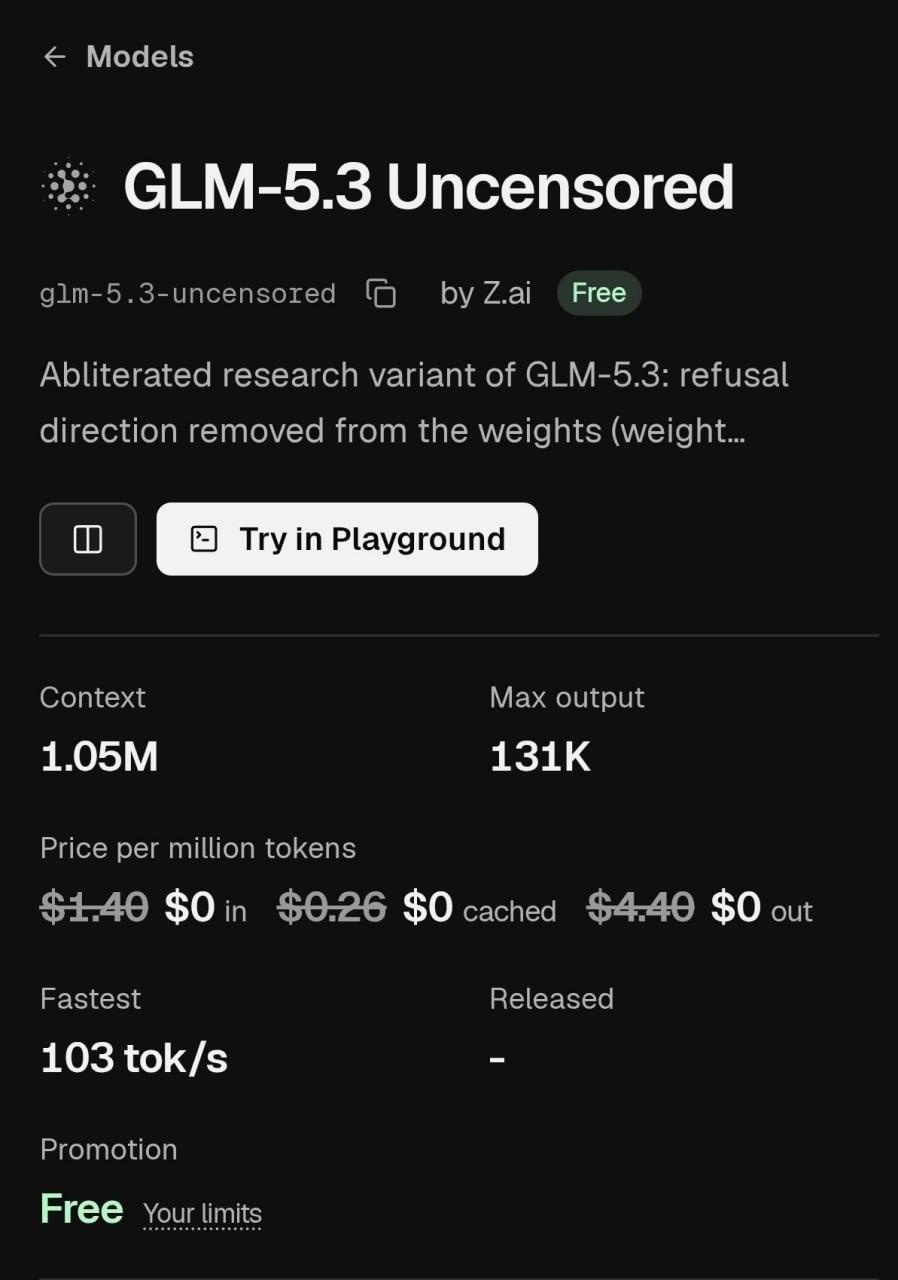 GLM-5.3 от Experiential Labs: мощь китайского ИИ без ограничений
