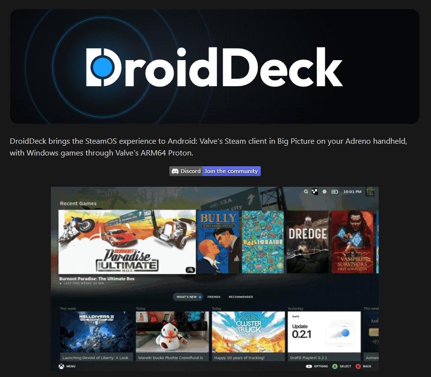 Превращаем свой телефон в Steam Deck — на GitHub завирусилас