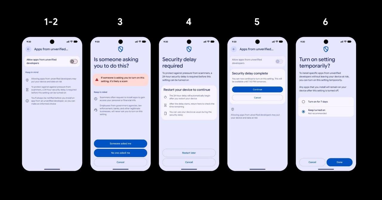 Google вводит 24-часовой карантин для установки APK из неофициальных источников