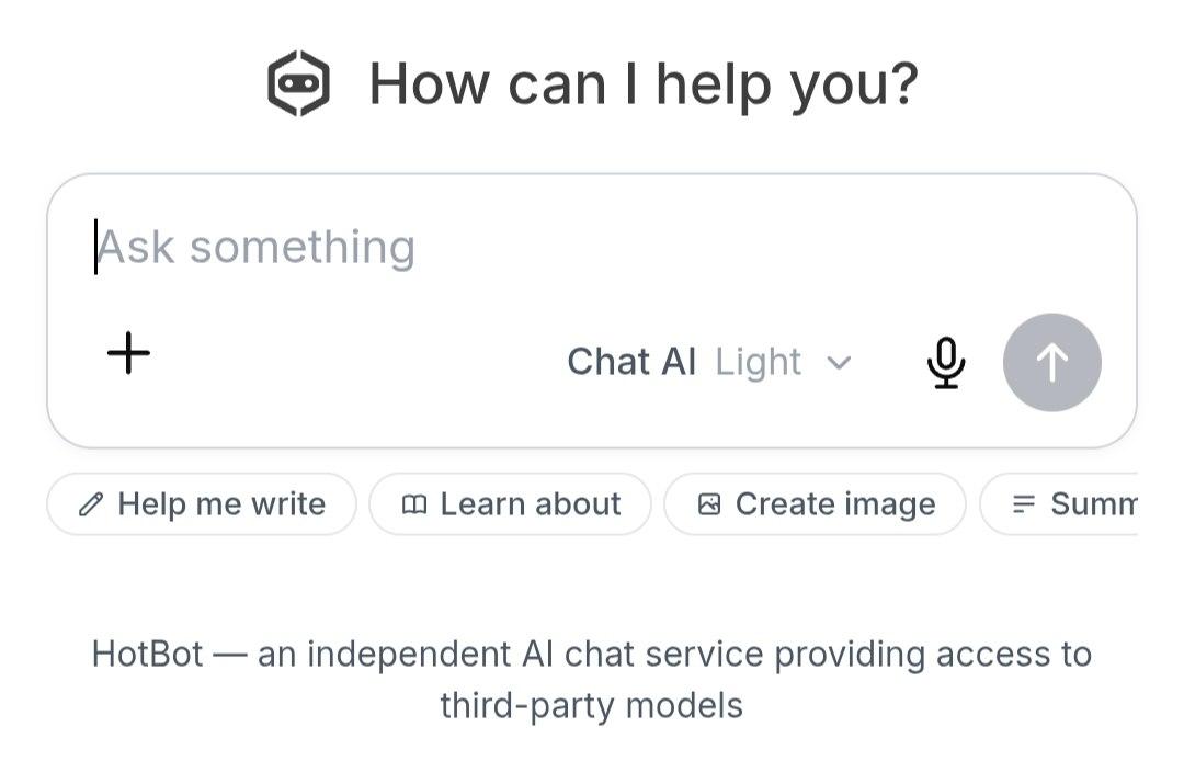 HotBot объединил ChatGPT, Claude и Gemini в одном интерфейсе