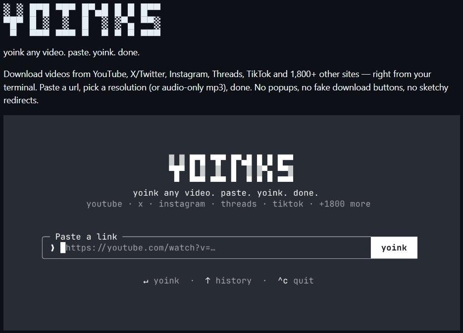 Yoinks: сервис для скачивания видео с 1800 сайтов