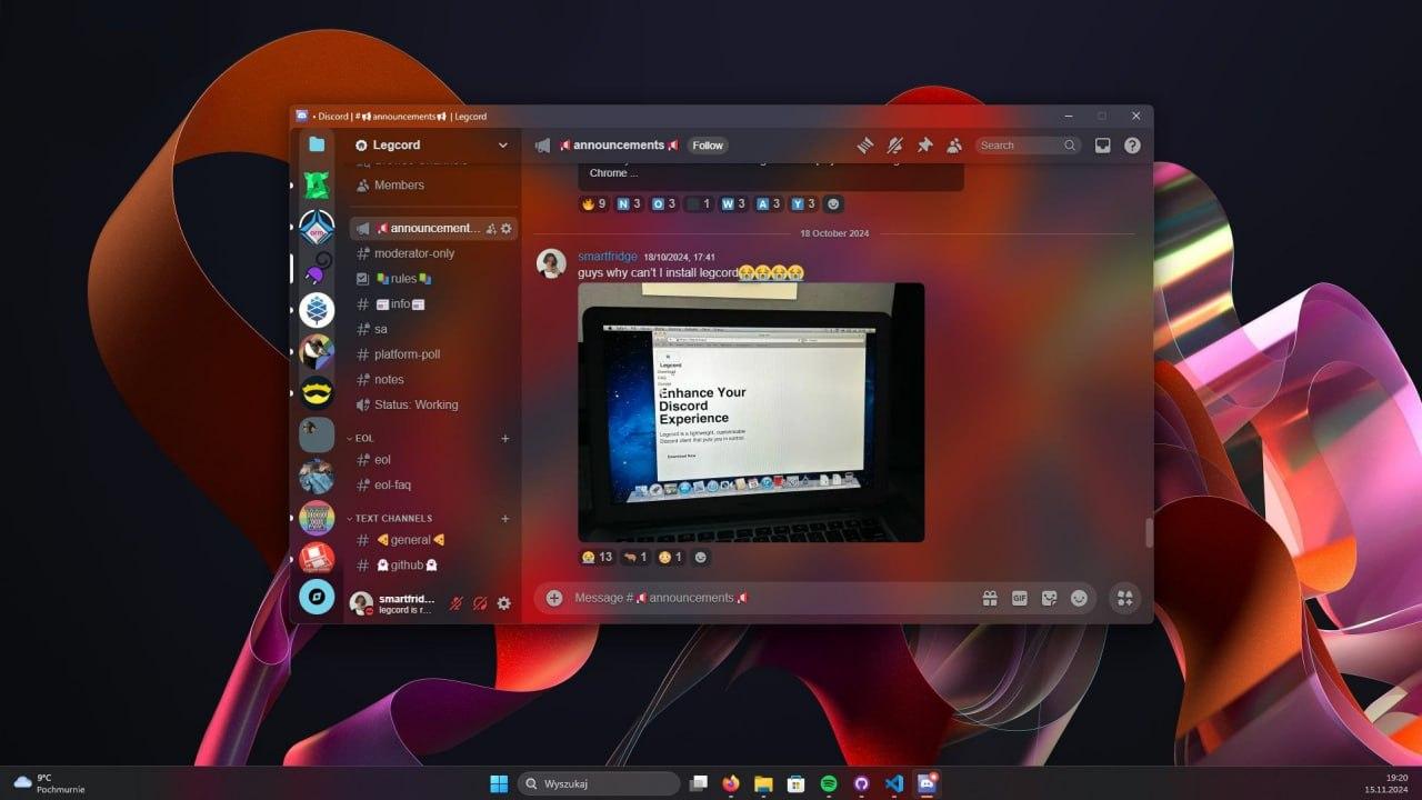 Legcord: быстрый и приватный клиент Discord на базе открытого кода