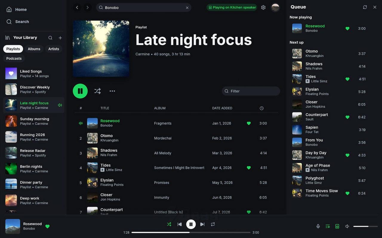 Fastpotify: быстрый клиент Spotify на Rust без браузера
