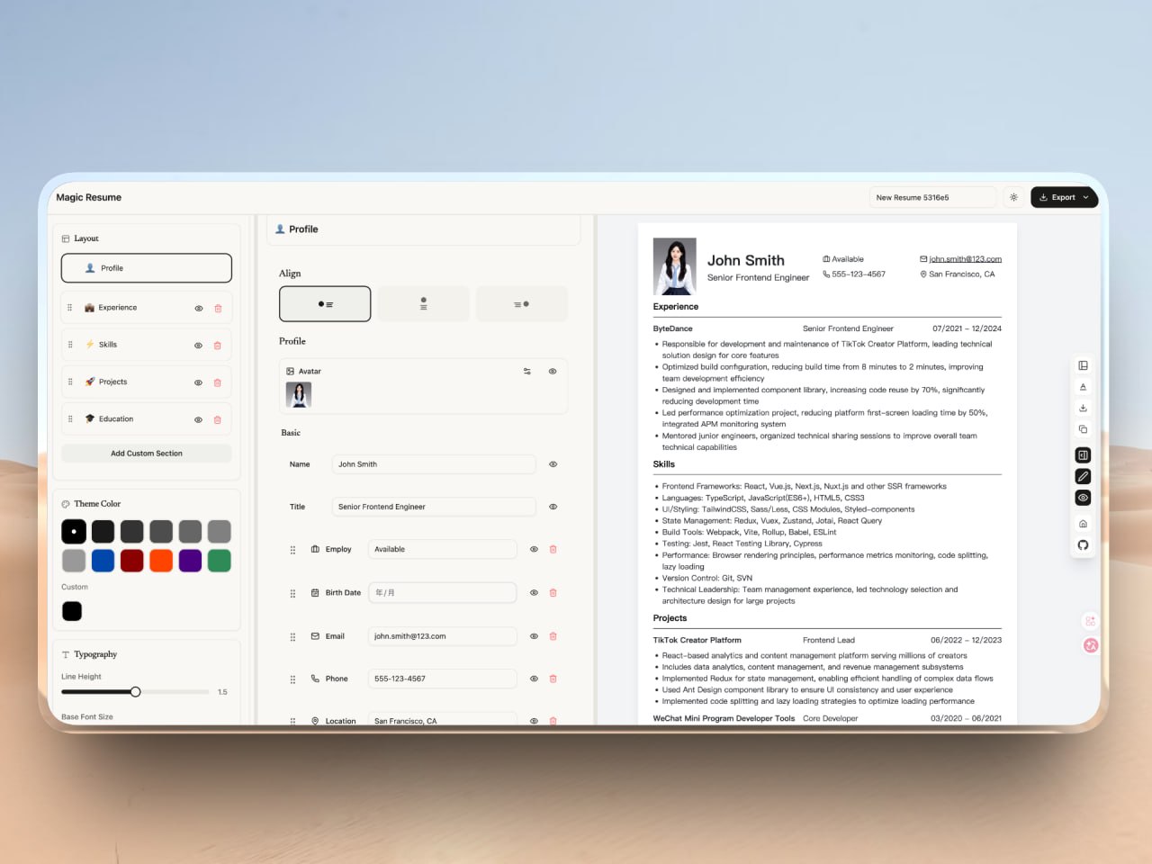 MagicResume: локальный ИИ для идеальных резюме без облака